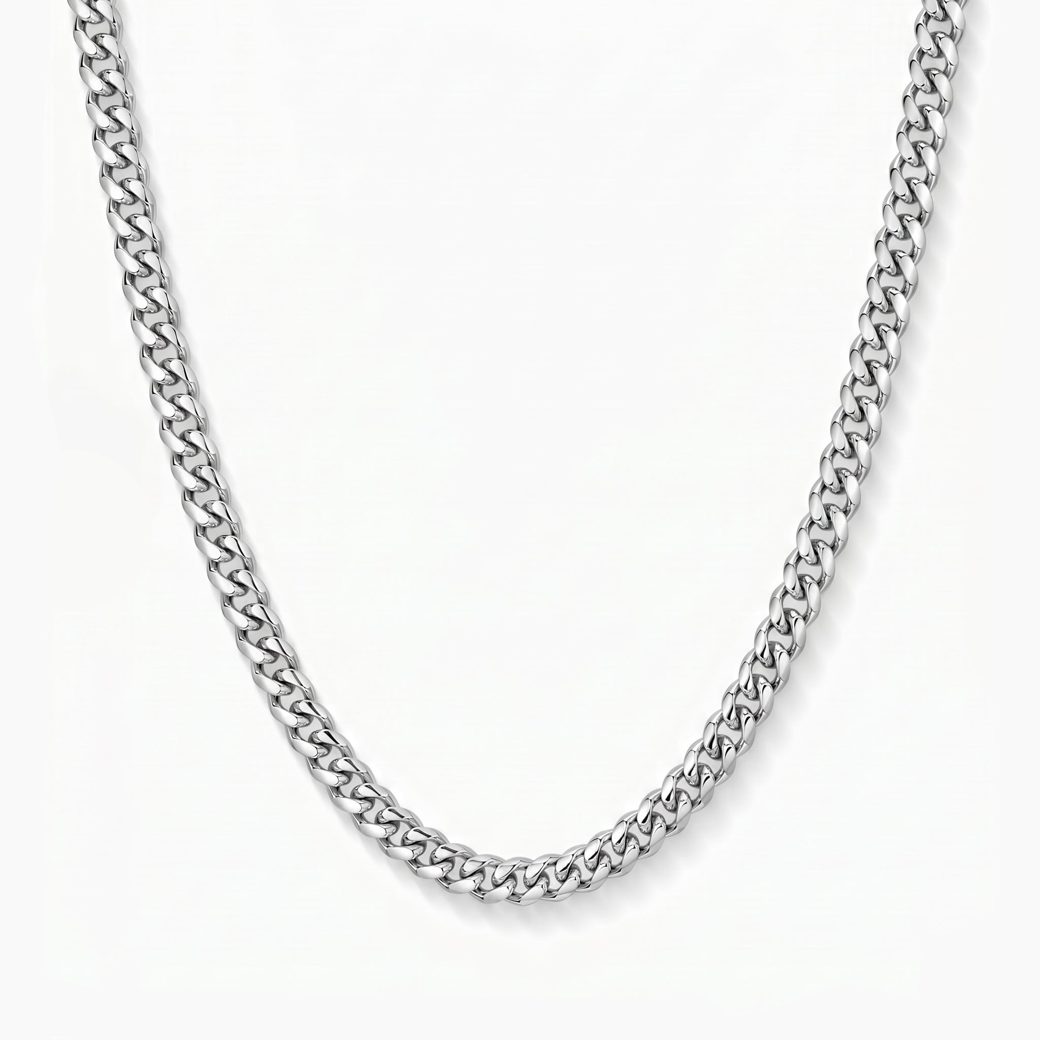 3mm Cuban Chain — Silver CRNCY