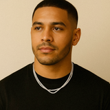 Moissanite Tennis Chain 3mm