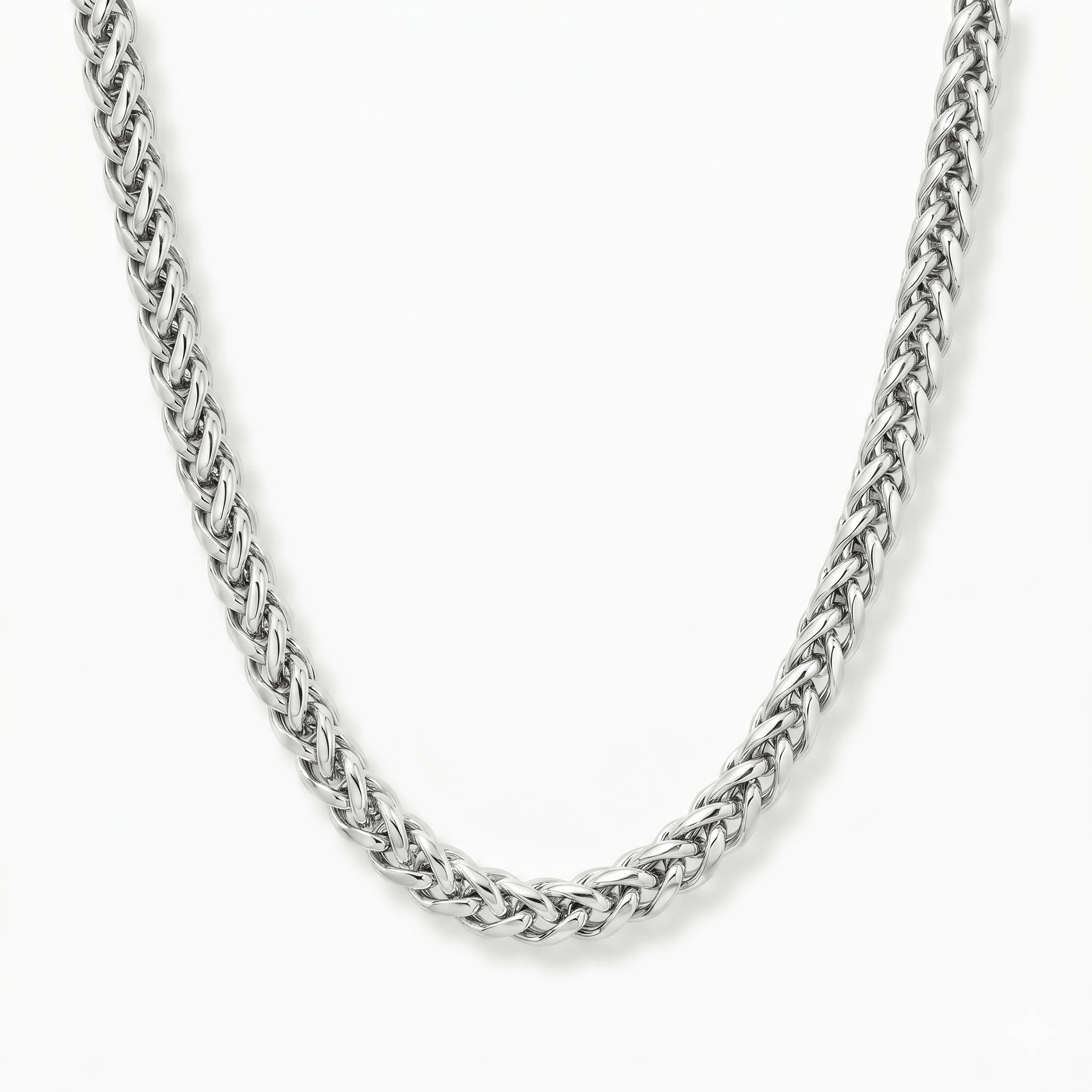 4mm Palm Chain — Silver CRNCY