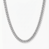 5mm Cuban Chain - Silver CRNCY