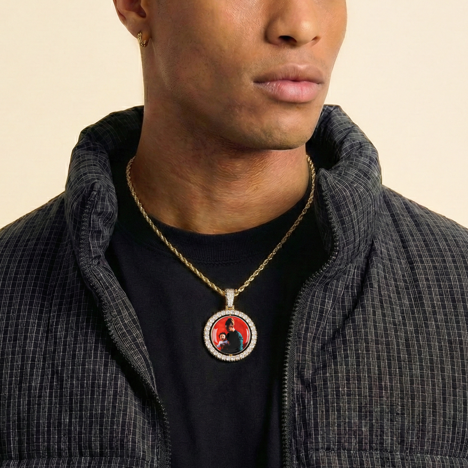 Double Sided Photo Pendant