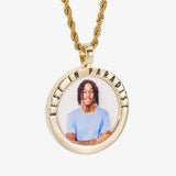 Customizable Message Photo Pendant
