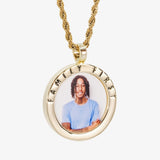 Customizable Message Photo Pendant