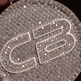 Custom Flooded Circle Name Pendant CRNCY