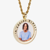 Custom Message Photo Pendant CRNCY