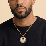 Custom Message Photo Pendant CRNCY