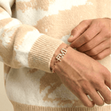 Custom Moissanite Initial Bracelet CRNCY
