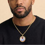 Customizable Message Photo Pendant