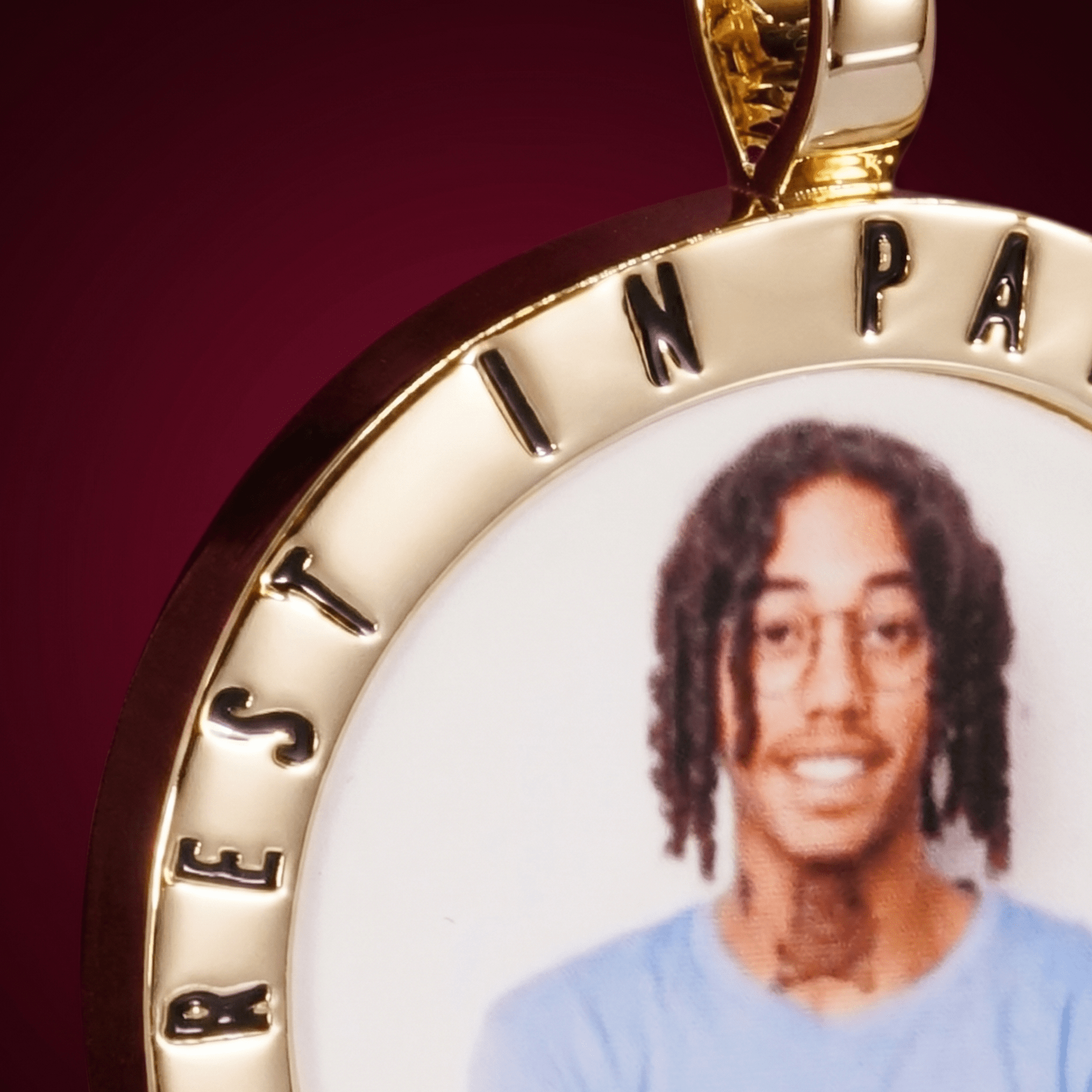 Rest In Paradise Photo Pendant CRNCY