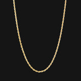 2.5MM Rope Chain (925 Italy, Diamond - cut) CRNCY