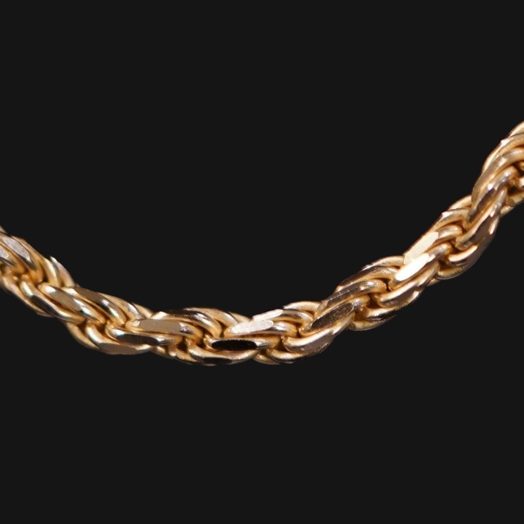 3.5MM Rope Chain (925 Italy, Diamond - cut) CRNCY