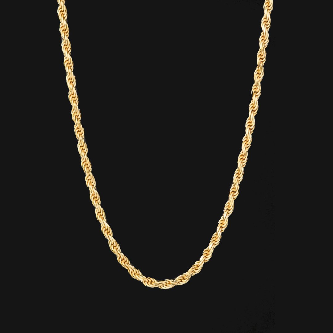 3.5MM Rope Chain (Italian Vermeil) CRNCY