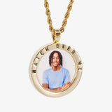 Custom Message Photo Pendant CRNCY