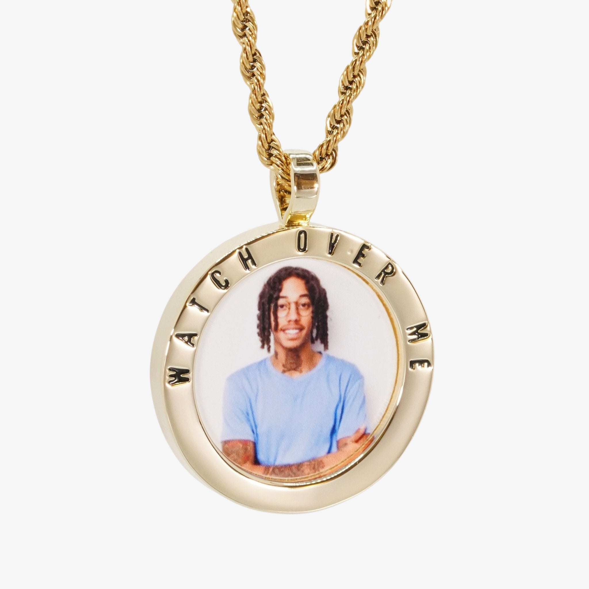 Custom Message Photo Pendant CRNCY