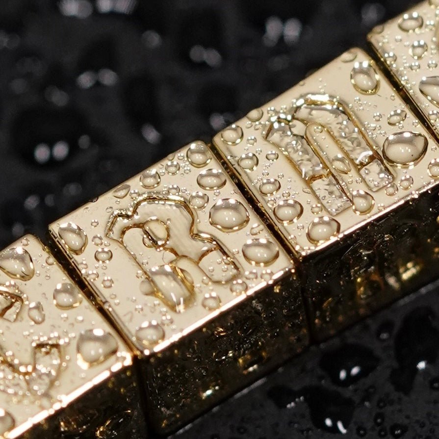 Custom Mini Block Name Pendant CRNCY