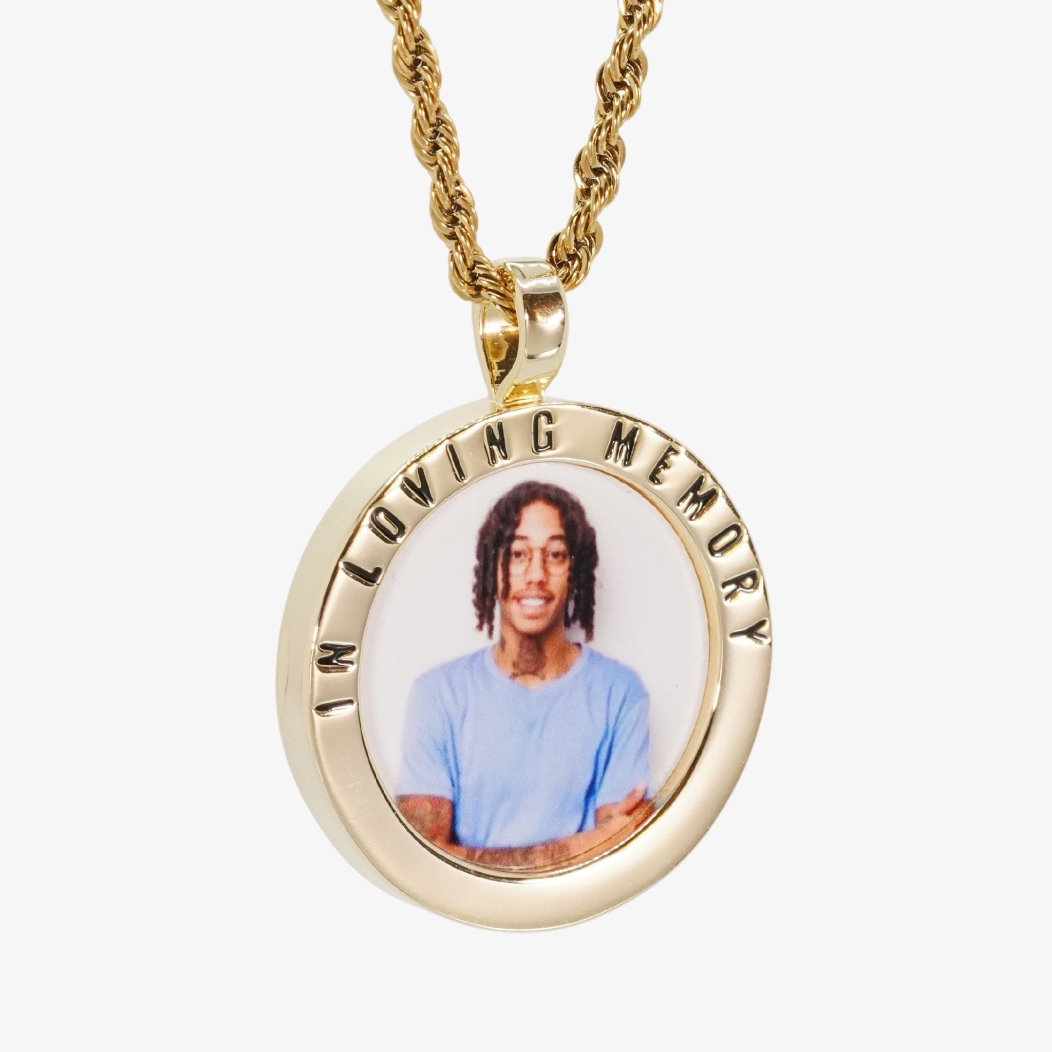 In Loving Memory Photo Pendant CRNCY