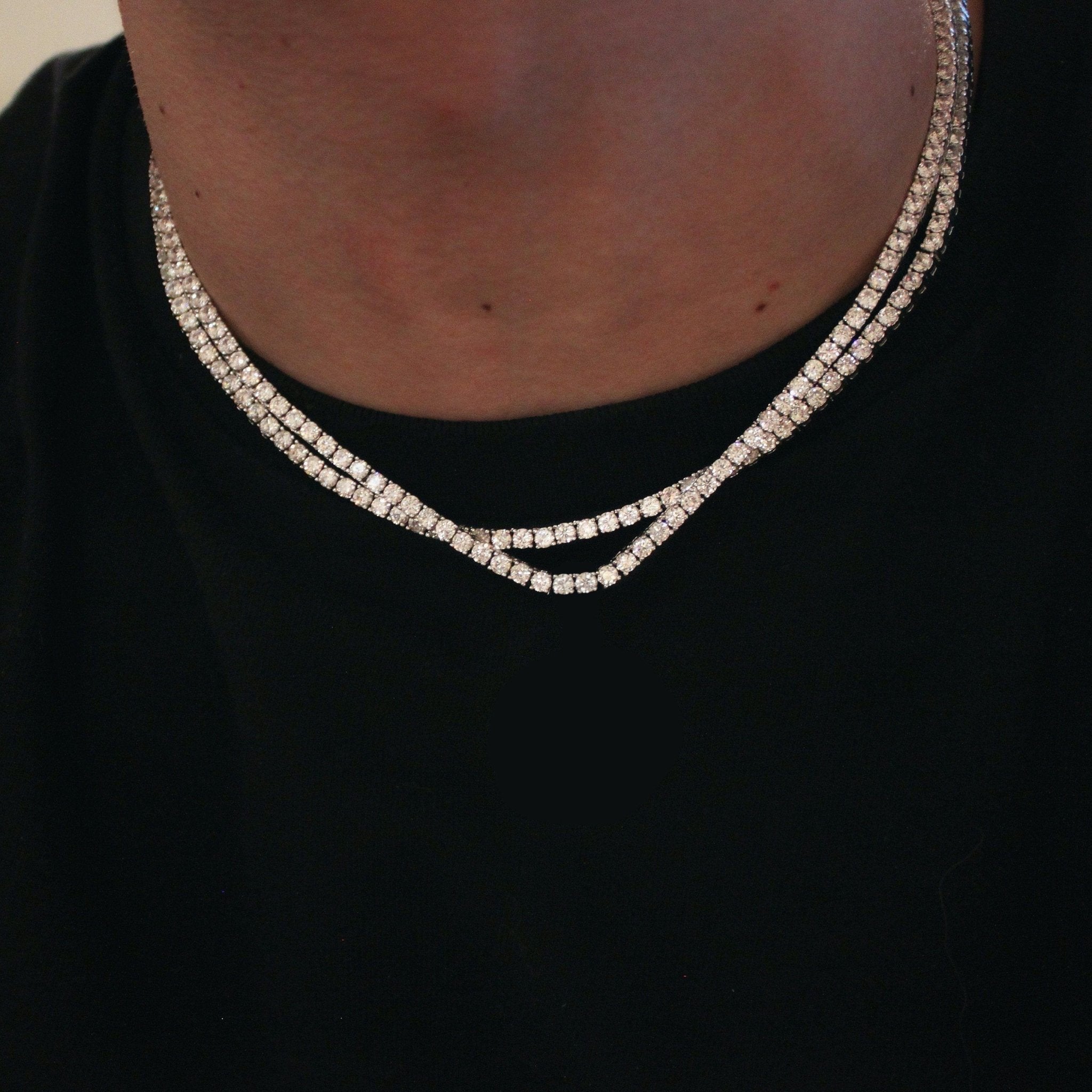 Moissanite 3MM Tennis Chain CRNCY