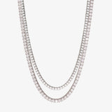 Moissanite Tennis Chain Set 3MM and 2MM CRNCY