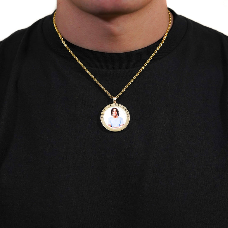 Rest In Paradise Photo Pendant CRNCY