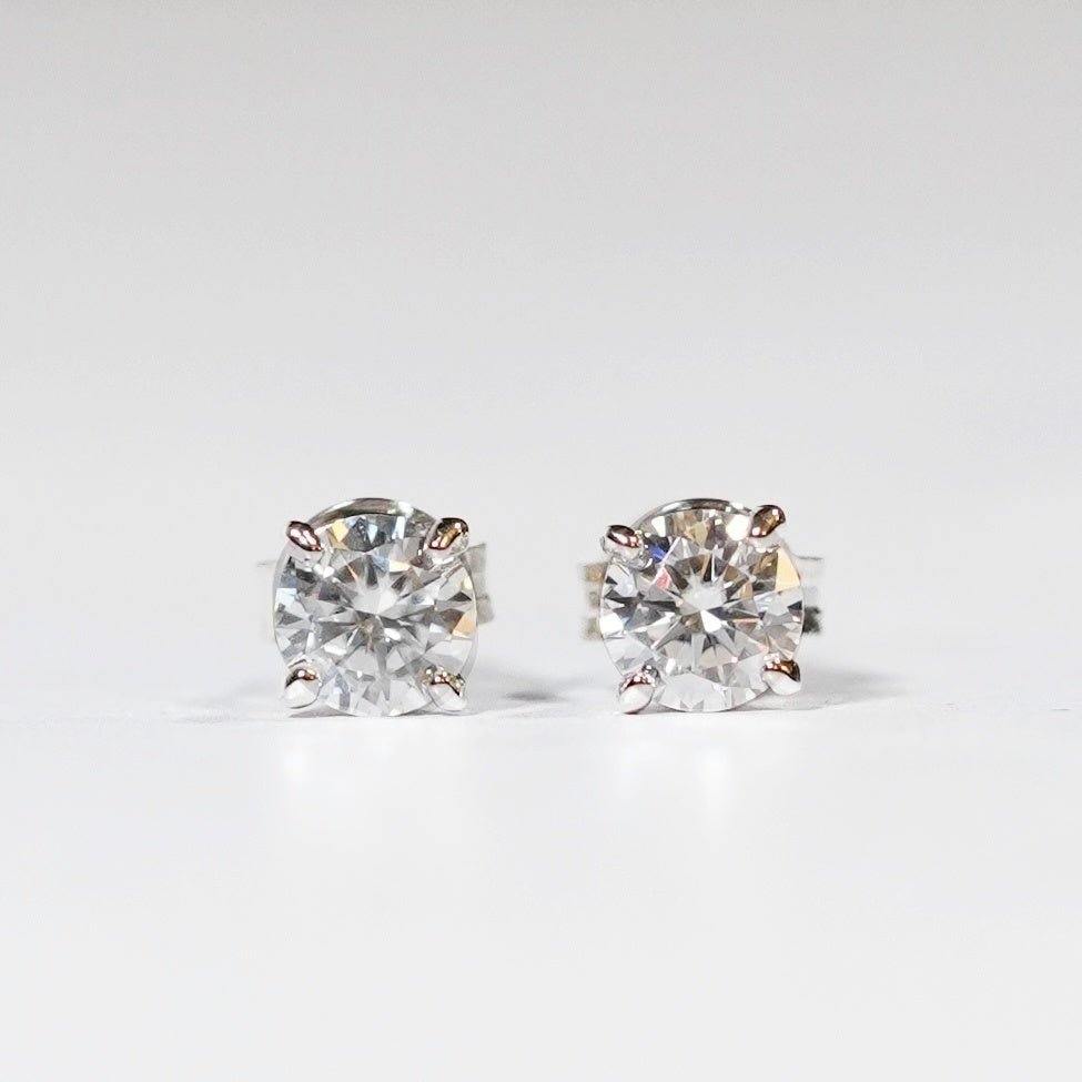 VVS Moissanite Solitaire Earrings CRNCY